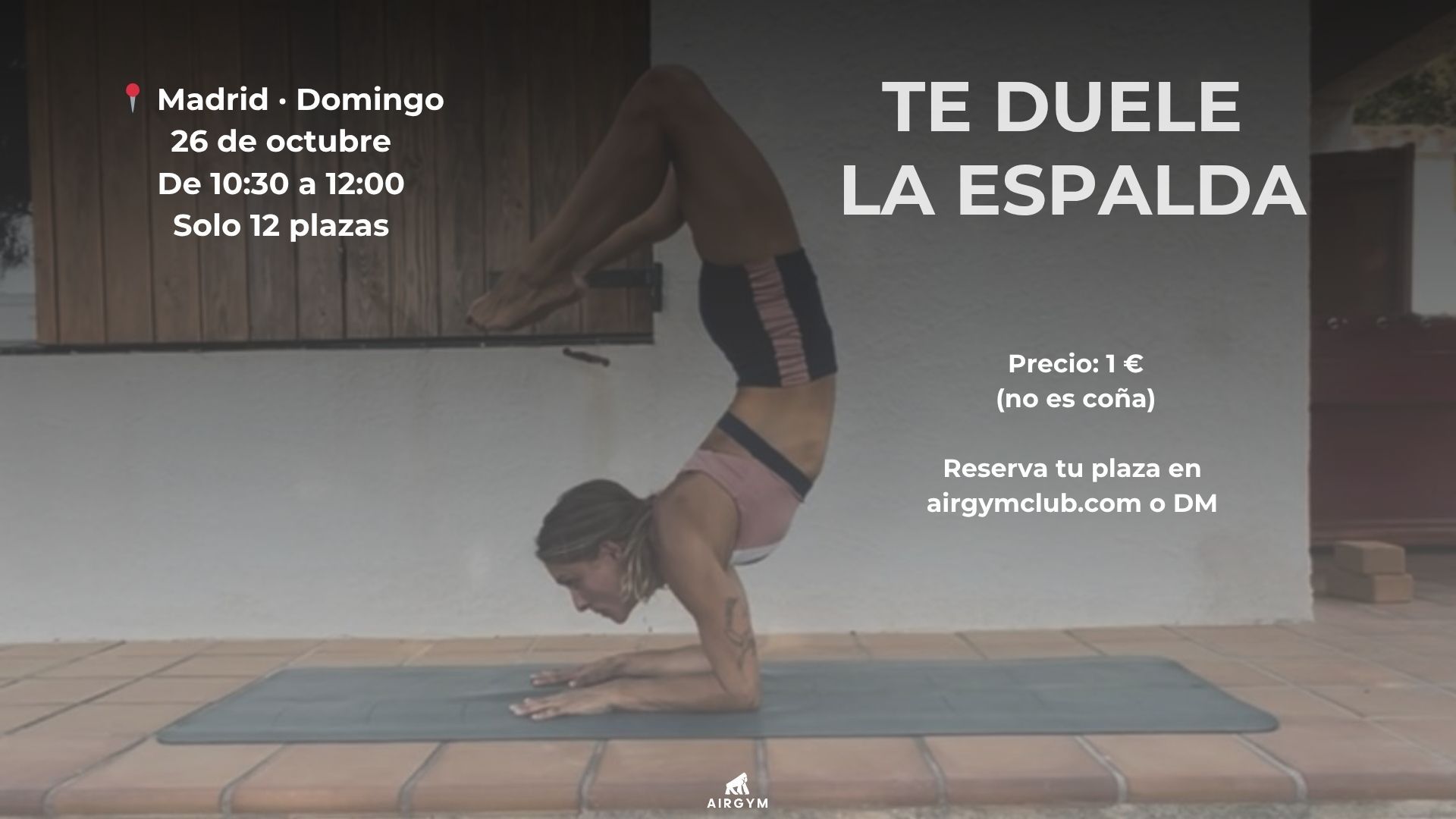 Te duele la espalda